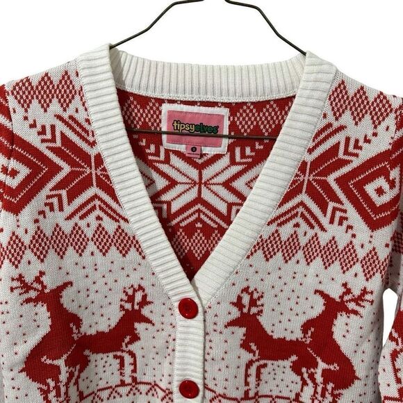 Tipsyelves sweater size S      A520 - Picture 2 of 5